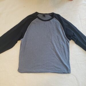 GAP Youth Long Sleeve Navy & Blue T Shirt XL